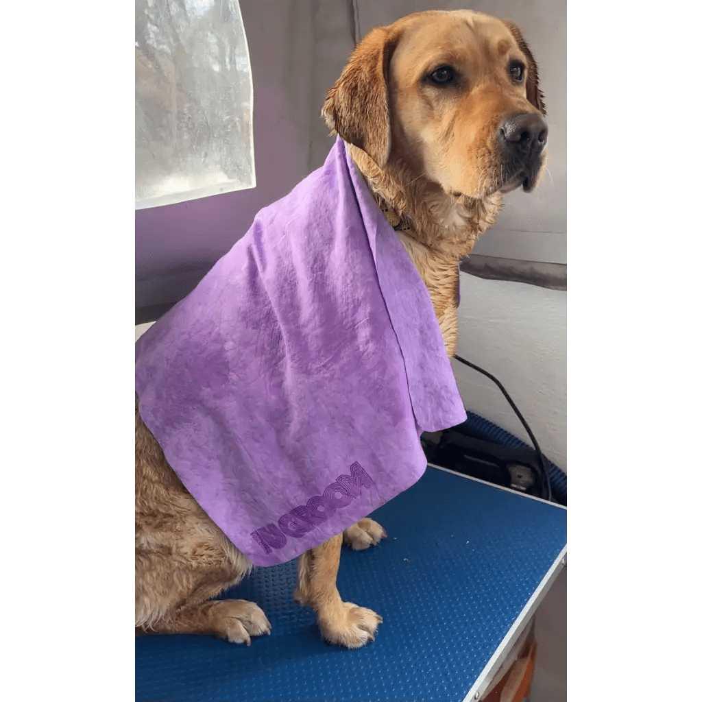 u groom dog drying towel
