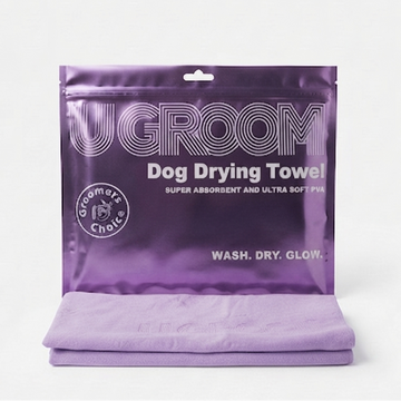 U GROOM Dog Drying Towel | Super Absorbent PVA Chamois for Dogs | Australian Owned